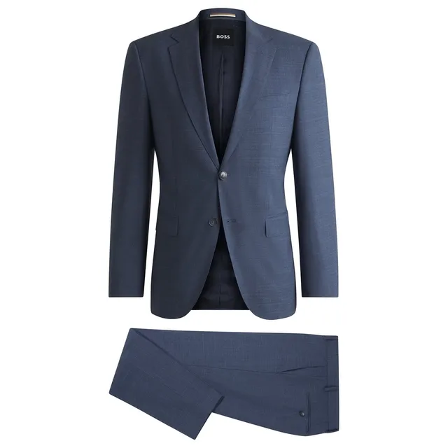 Мужской классический костюм BOSS Black3.webp