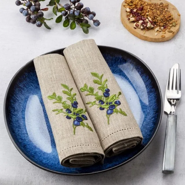 Набор салфеток Невская Вышивка, Черника.webp