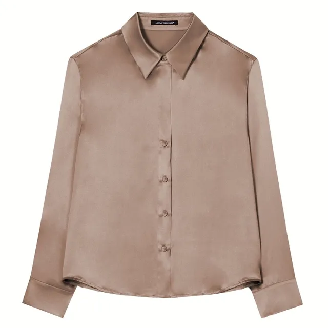 Женская шелковая рубашка Luisa Cerano.webp