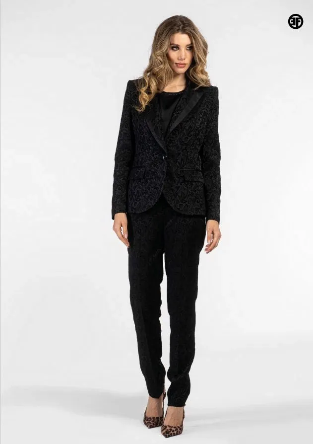 Женские жаккардовые брюки Elisa Fanti.webp